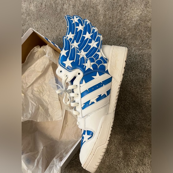Jeremy Scott x Wings 2.0 'Stars and Stripes' 11.5 - Picture 2 of 12